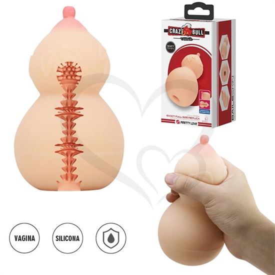 Masturbador soft skin teta y ano